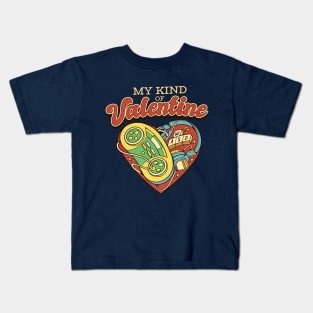 MY KIND OF valentine gamer's Anti valentine Kids T-Shirt